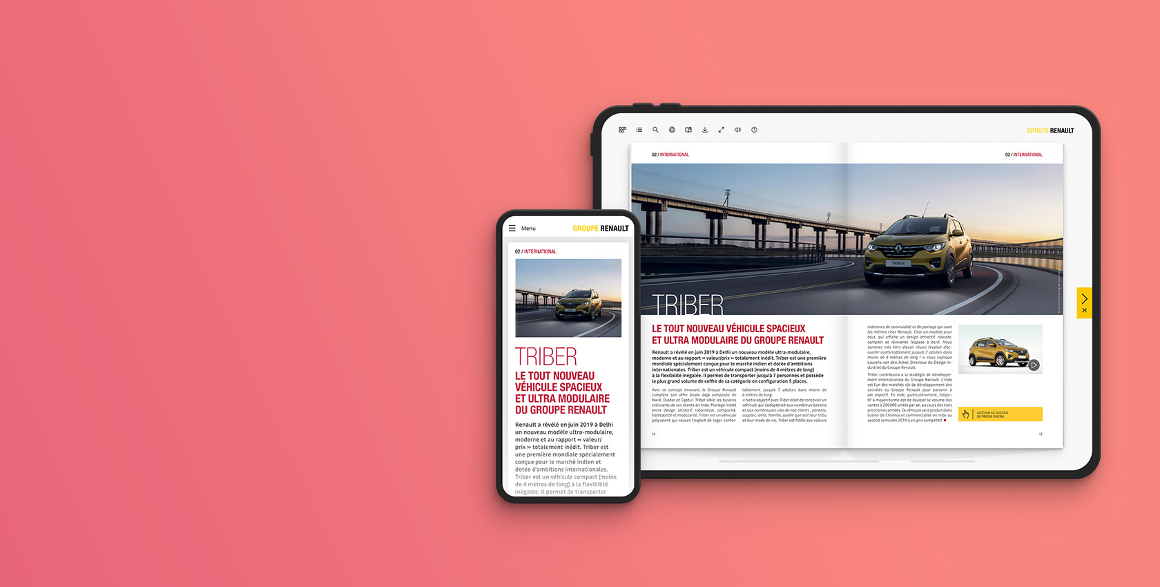 Mobile First : a Fluidbook designed for smartphones